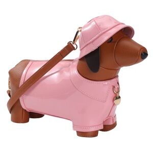 Pink Dachshund Dog Purse Shoulder Bag - Unbranded, NWT